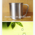 eco-friendly printed low price hot outdoor stainless steel coffee mugs with handle